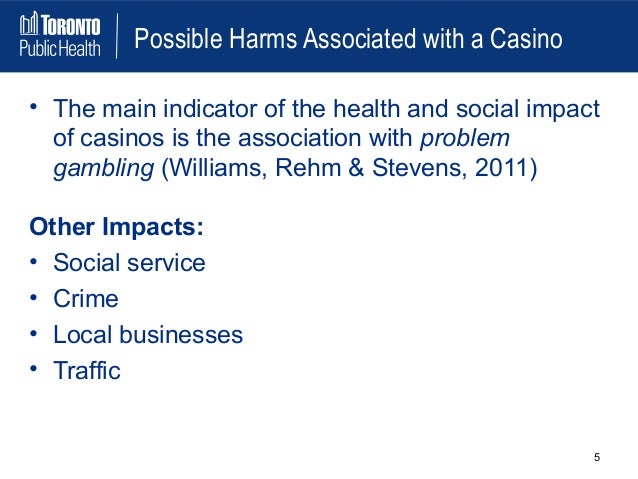 Social impact of casino gambling casino rental southern california